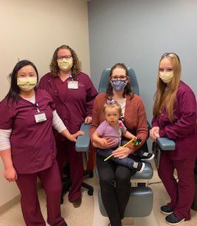 Mayo lab staff